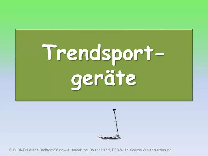 trendsport ger te