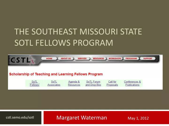 the southeast missouri state sotl fellows program