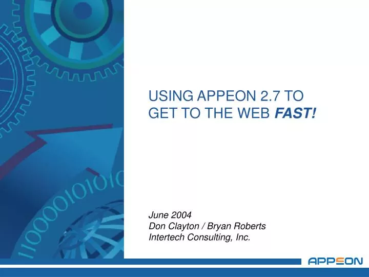 using appeon 2 7 to get to the web fast