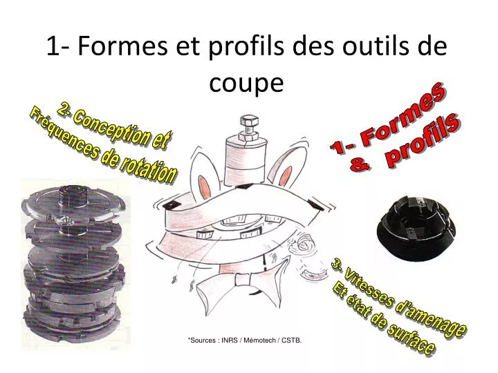 1 formes et profils des outils de coupe