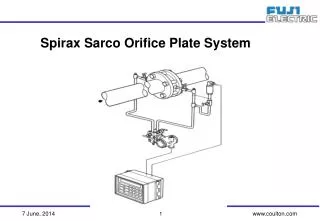Spirax Sarco Orifice Plate System