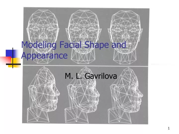modeling facial shape and appearance