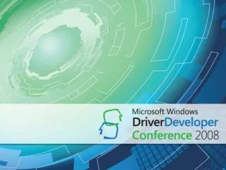 Windows SideShow : Using the Universal Driver to Implement Devices