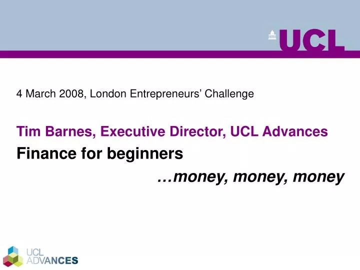 4 march 2008 london entrepreneurs challenge
