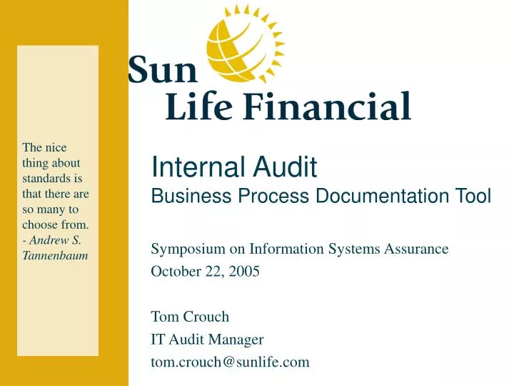 internal audit business process documentation tool