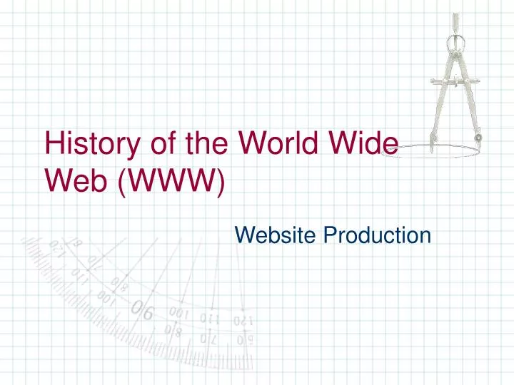 history of the world wide web www
