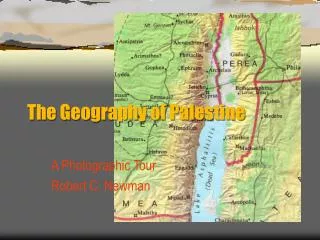 The Geography of Palestine