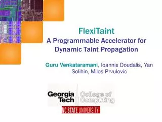 FlexiTaint A Programmable Accelerator for Dynamic Taint Propagation