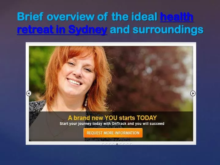 brief overview of the ideal health retreat in sydney and surroundings