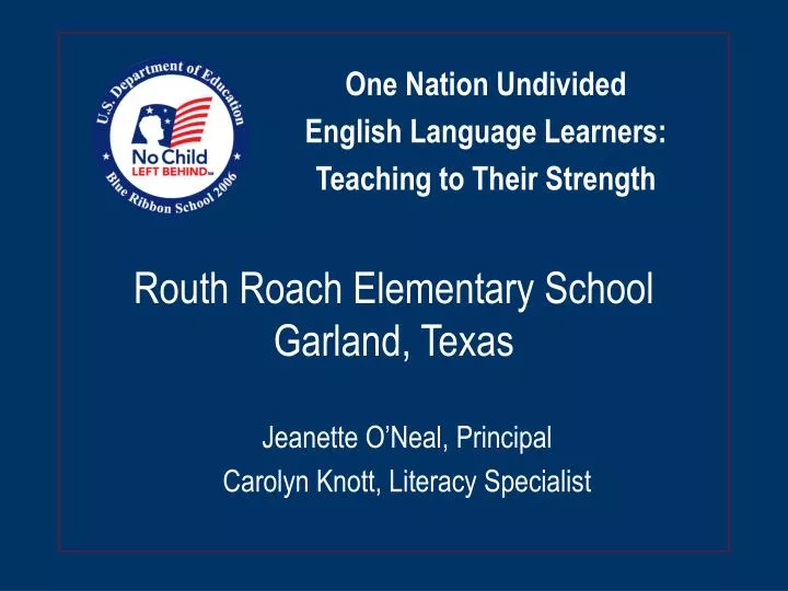 routh roach elementary school garland texas