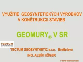GEOMURY ® V SR