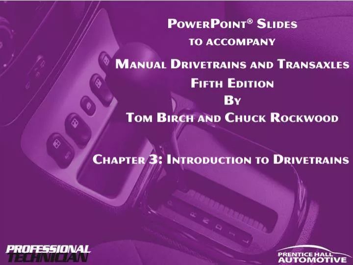 manual drivetrains and axles fourth edition