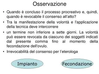 osservazione