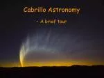 Cabrillo Astronomy - slide 1