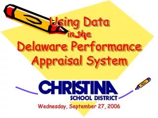 Using Data in the Delaware Performance Appraisal System