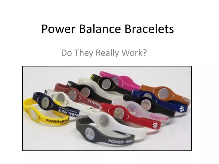 power balance bracelets