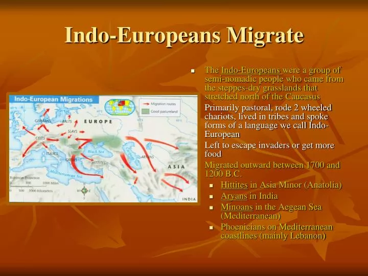 indo europeans migrate
