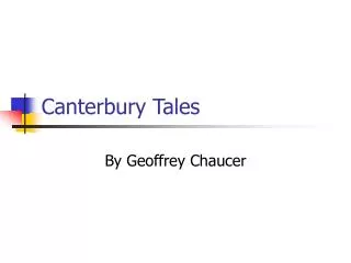 Canterbury Tales