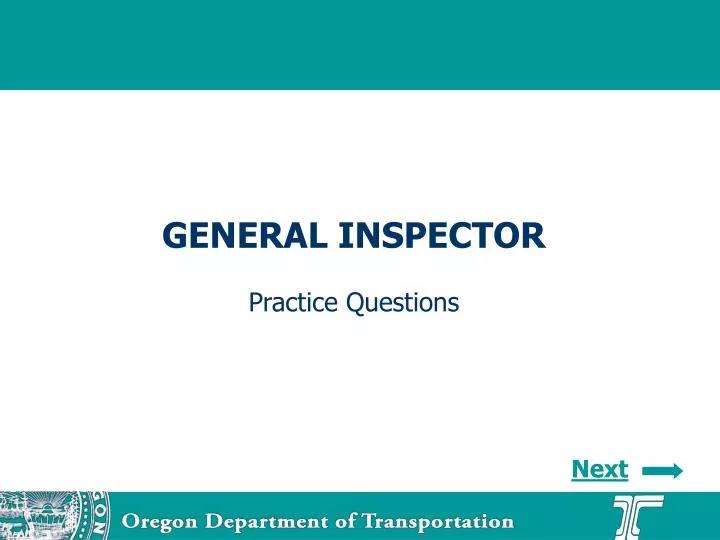 general inspector