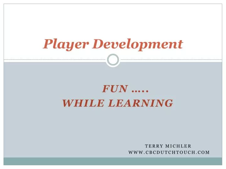 player development