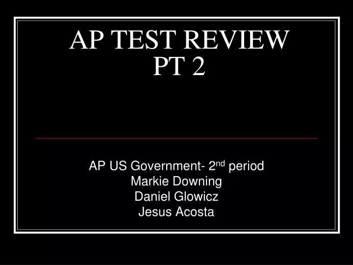 ap test review pt 2