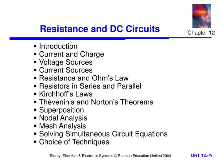 resistance and dc circuits