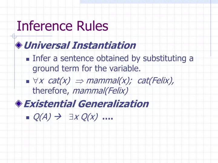 inference rules