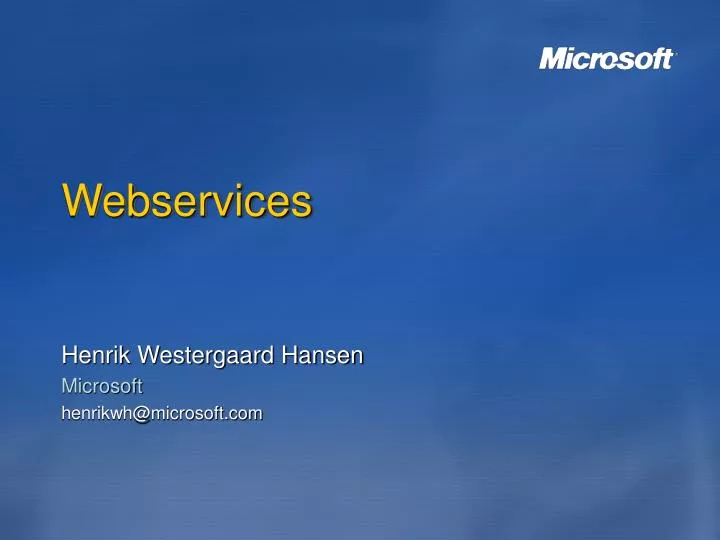 webservices