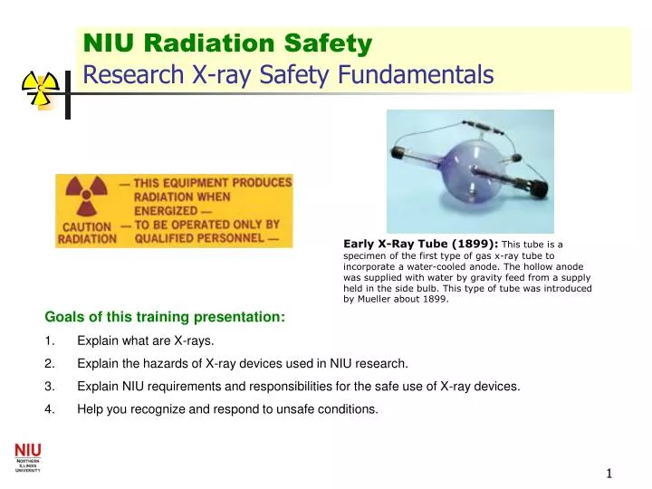 niu radiation safety research x ray safety fundamentals