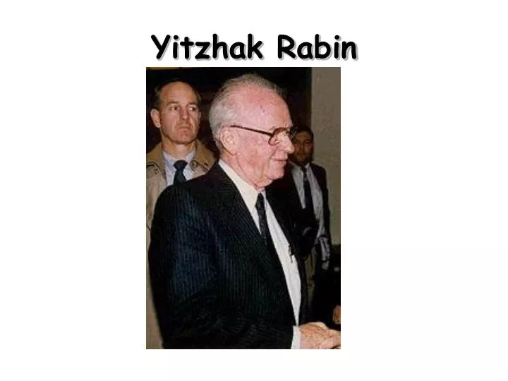 yitzhak rabin