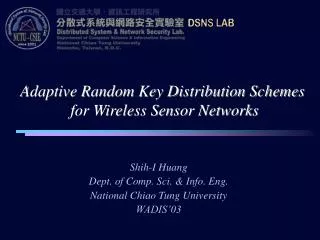 Adaptive Random Key Distribution Schemes for Wireless Sensor Networks