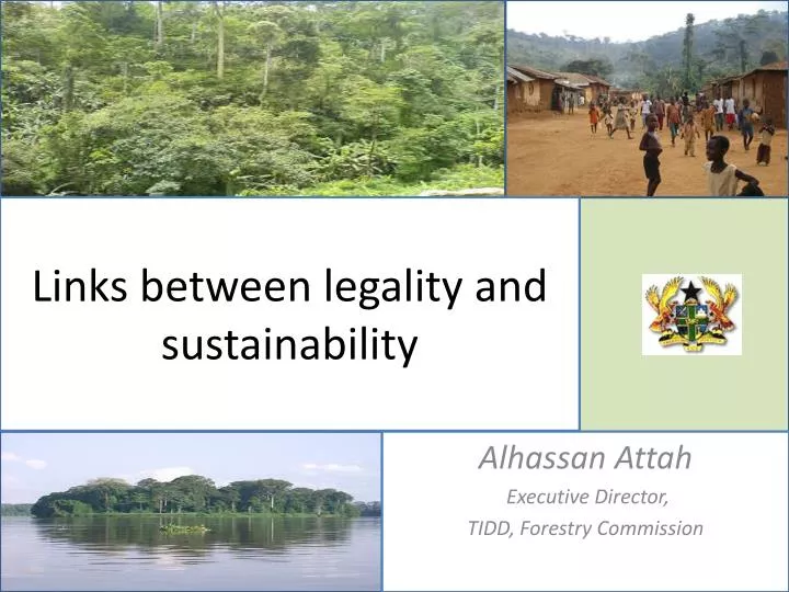links between legality and sustainability