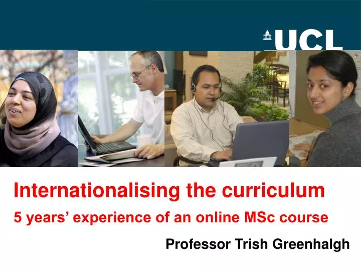 internationalising the curriculum 5 years experience of an online msc course