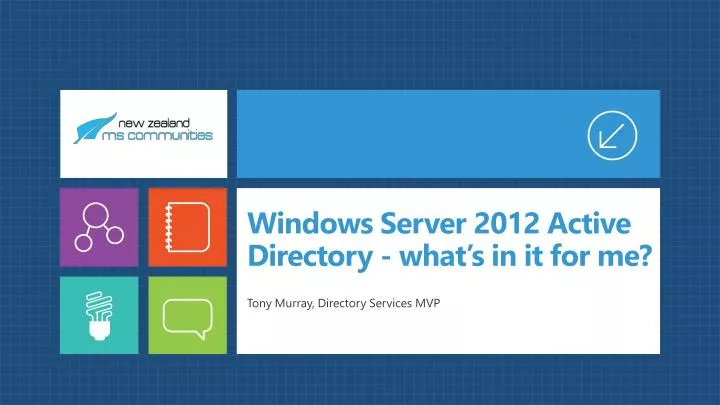 windows server 2012 active directory what s in it for me