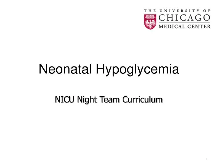 nicu night team curriculum