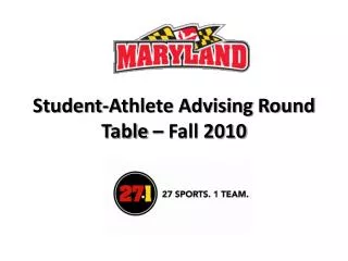 Student-Athlete Advising Round Table – Fall 2010