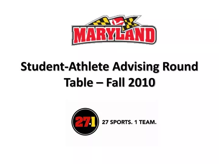 student athlete advising round table fall 2010