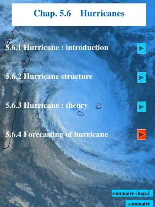 Chap. 5.6 Hurricanes