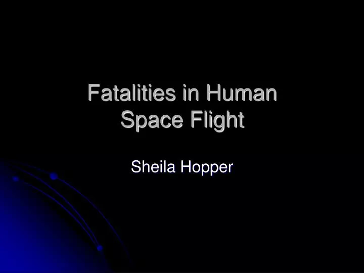 fatalities in human space flight