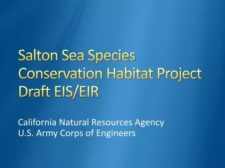 s a lton sea species conservation habitat project draft eis eir