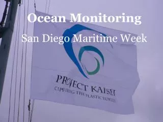 Ocean Monitoring San Diego Maritime Week