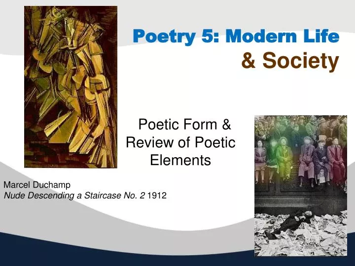 poetry 5 modern life society