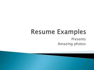 resume examples
