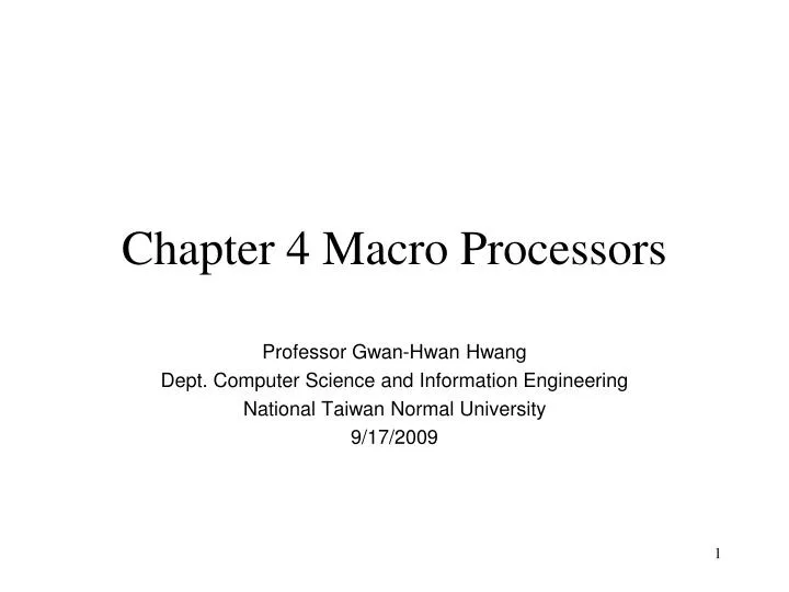 chapter 4 macro processors