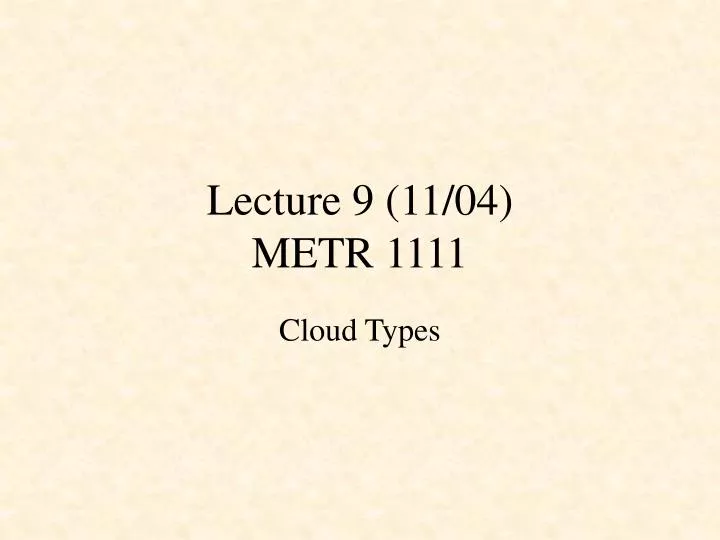 lecture 9 11 04 metr 1111