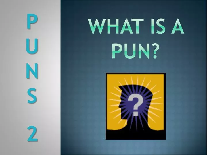 what is a pun