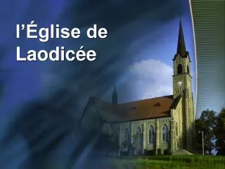 l glise de laodic e