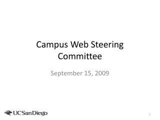 Campus Web Steering Committee