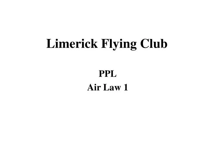 limerick flying club