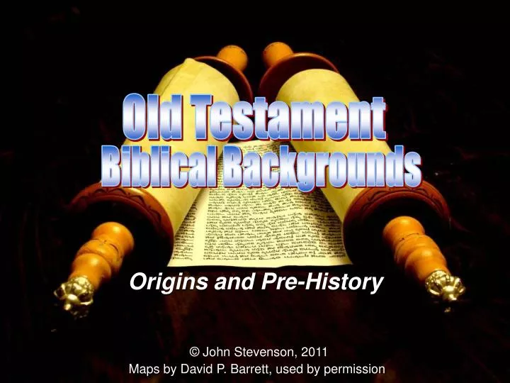 origins and pre history
